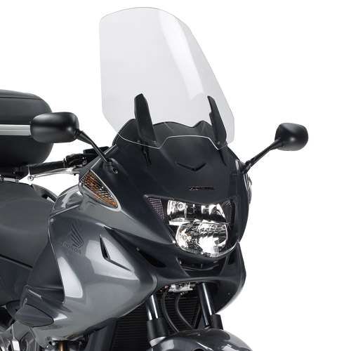 Givi Windschild D307STG transparent, 490 mm hoch, 462 mm breit für Honda NT 700 Deauville (06-12), mit ABE (D307STG)