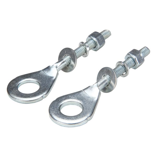 Kettenspanner Set verstärkt silber Alu für Simson S50 S51 S53 S70 S83 KR51/2 Schwalbe SR50 SR80 (101027)