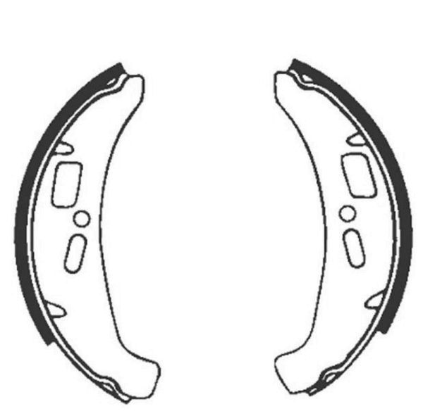 Bremsbacken für Trommelbremse EBC ohne Federn Typ 881 (681136)