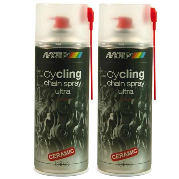 Motip MoTip Fahrrad/E-Bike Kettenspray Ultra 2x 400 ml. (MO0002722)