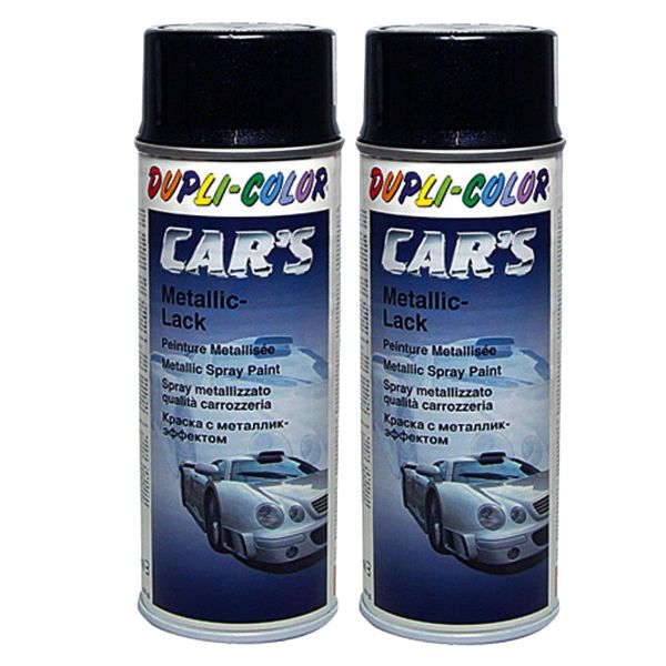 Duplicolor Car's Metallic-Lack Schwarz 2x 400 ml. (DU7068752_24041609050736)