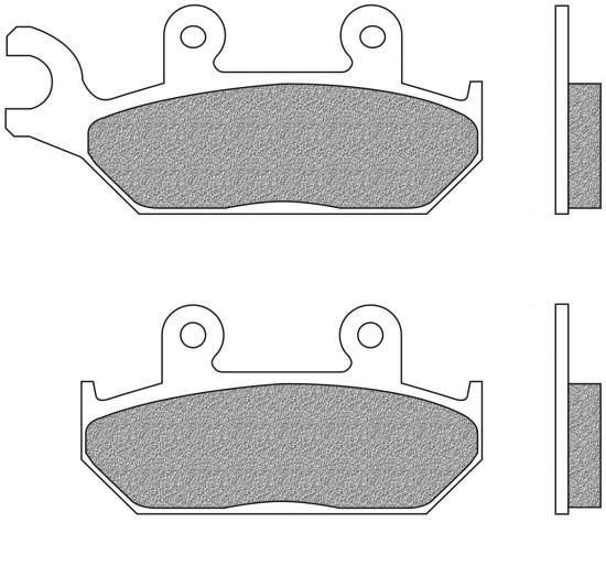 Bremsbeläge vorne Sintermetall Performance S2 Typ FD.0167 für Yamaha XT E 600, K 600, XT Z 660 Tener (720167)