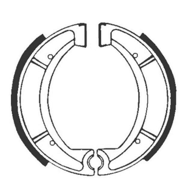 Bremsbacken für Trommelbremse EBC mit Federn Typ Y510 (681050)