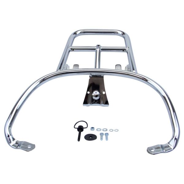 Topcase Träger chrom hinten Vespa Primavera 50 125 150 Sprint 50 125 (1B000815)