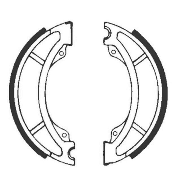 Bremsbacken für Trommelbremse EBC mit Federn Typ Y508 (681131)