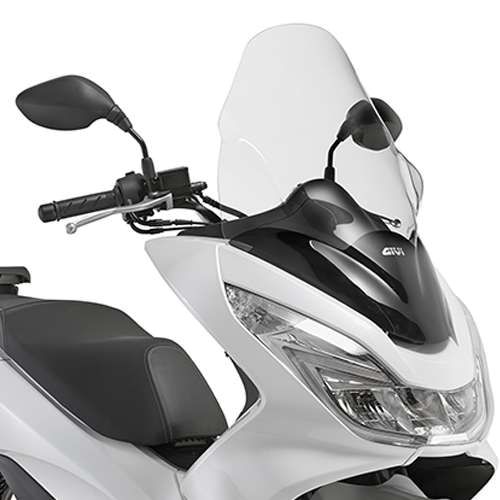 Givi Windschild D1136STG transparent, 630 mm x 435 mm, mit ABE für verschiedene Honda Modelle (D1136STG)