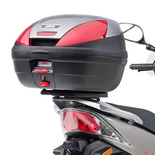 Givi Topcase Träger E137 für Monolock Koffer, ohne Platte für Kymco Agility 50-125-150-200 R16 (08>13) (E137)