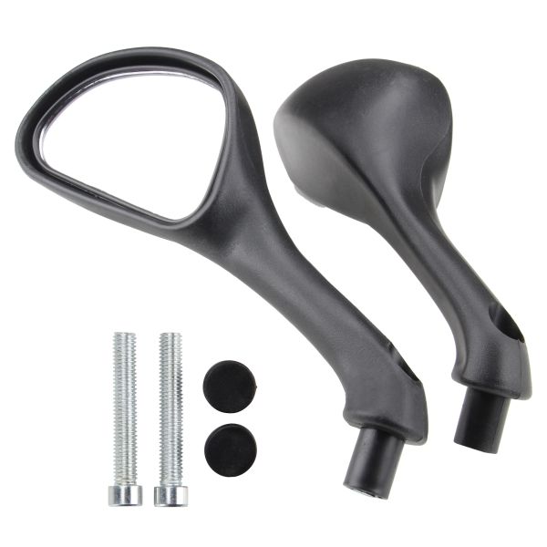 Spiegel Set Schwarz für Gilera Runner 50 125 180 200 Storm 50 / Piaggio NRG TPH 50 (45ee6011-0c35-4786-bc79-7eef9f97f5a3)