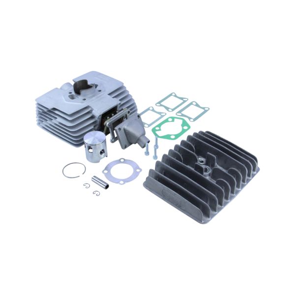 Zylinder Set + Kopf 70ccm 45mm MEMBRAN (4 ÜS) für Zündapp Supertherm KS 517 530 / GTS 529 / CS Hai 448 (Bing) (85220.00)