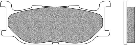 Bremsbeläge vorne organische Version Typ FD.0183 für Yamaha FZ6 Fazer, XJ 600 N / S, XJ6, XV, XVS, Y (700183)