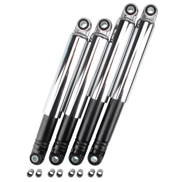 Stoßdämpfer Tieferlegung Set schwarz/chrom 260 mm + 290 mm für Simson Schwalbe KR51 Star (102790)