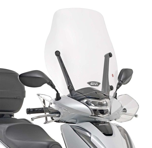 Givi Windschild D1155STG transparent, 510 mm hoch, 490 mm breit für verschiedene Modelle (D1155STG)