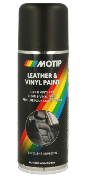 Motip Leder & Vinyl Farbe Schwarz - 200 ml.  (MO04230)