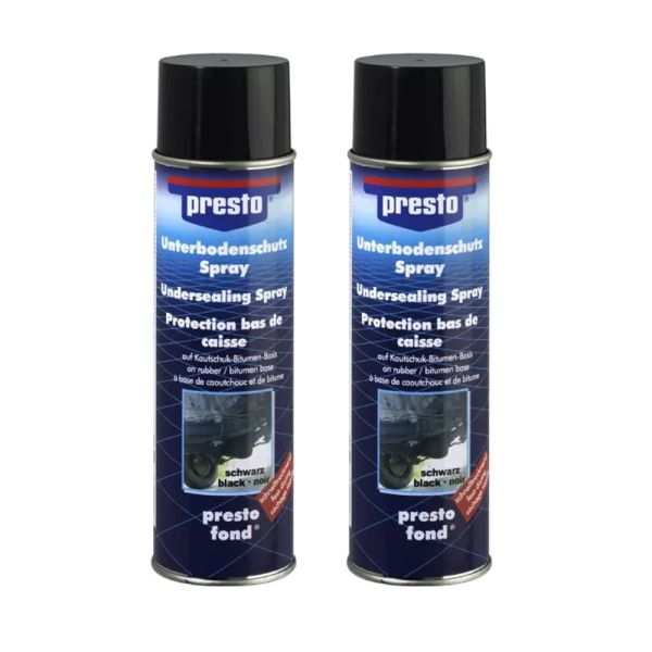 Presto Unterbodenschutz Bitumen schwarz. 2x 500 ml. (PR3060172_23041914411566)