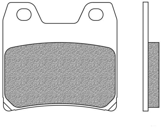 Bremsbeläge hinten Sintermetall Performance S2 Typ FD.0341 für Yamaha FZS 1000 Fazer, XJR 1300 (720341)