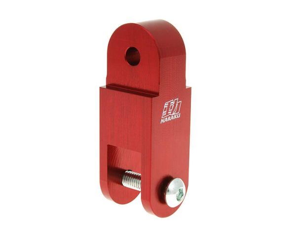 Höherlegungssatz Naraku 60mm rot, Aluminium für Roller (6730405)