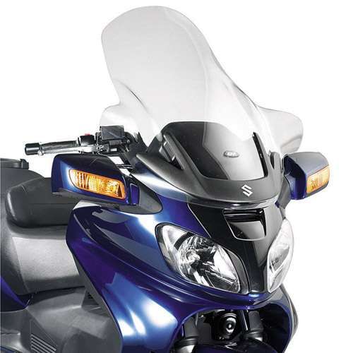 Givi Windschild D263STG transparent 710 mm x 720 mm mit ABE für Suzuki AN 650 Burgman Executive (05>12) (D263STG)