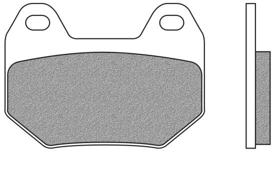 Bremsbeläge hinten Sintermetall Performance S2 Typ FD.0277 für BMW K 1200 LT, R 1200 CL, R 1200 R, R (720277)