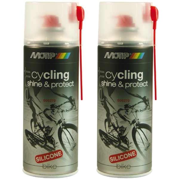 Motip MoTip Fahrrad Reinigung & Schutz Spray 2x 400 ml. (MO0002702)