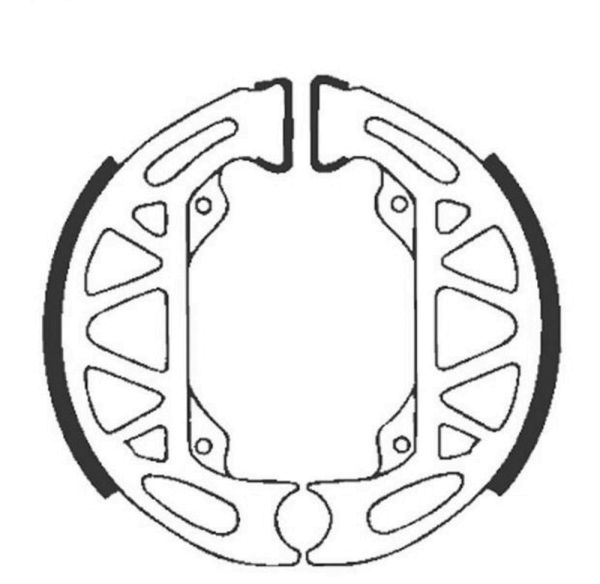 Bremsbacken für Trommelbremse EBC mit Federn Typ 806 (681152)