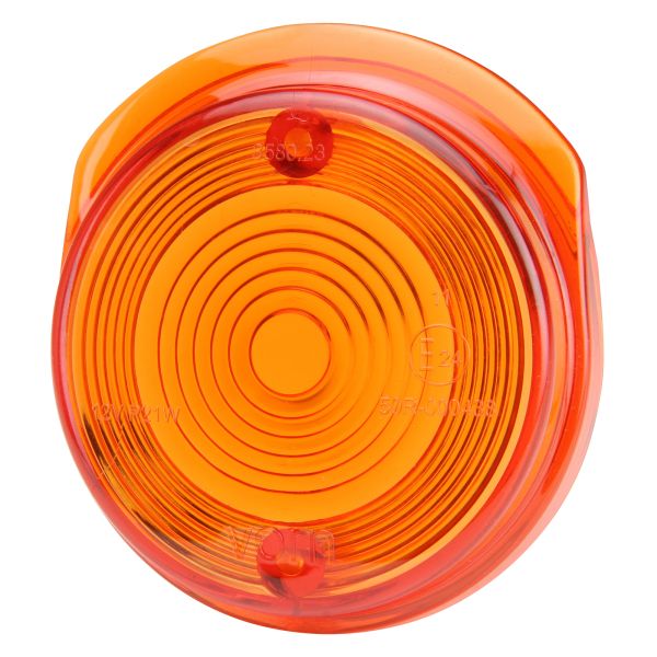 Blinkerglas vorne rund 80mm orange für Simson S50 S51 S70 SR50 SR80 / MZ ETZ TS 125 150 250 (103236)