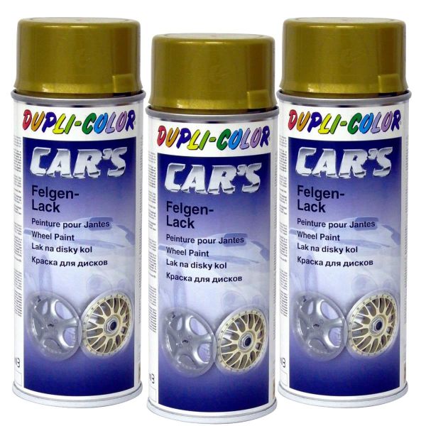 Duplicolor Car's Rallye Lack Felgengold 3x 400 ml. (DU3859023_24061307314108)