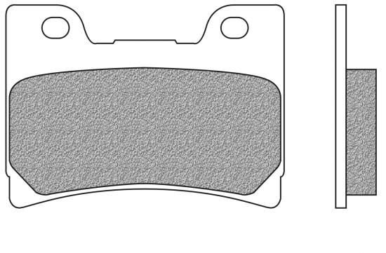 Bremsbeläge vorne organische Version Typ FD.0191 für Yamaha FZR 600, FZR 1000 R, SRX 400, TDM 850, V (700191)