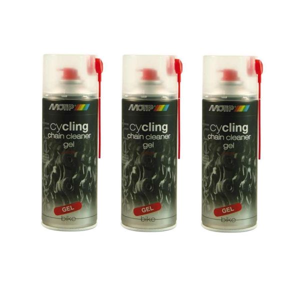 Motip MoTip Fahrrad Kettenreinigungsgel Spray 3x 400 ml. (MO0002753_24051009030478)