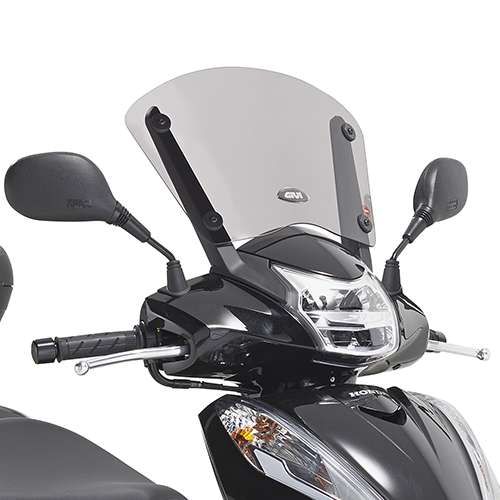 Givi Windschild D1143SG getönt, 270 mm hoch, 420 mm breit für Honda SH 300i (15-20), mit ABE (D1143SG)